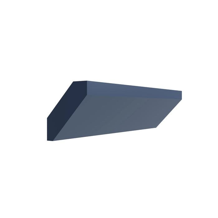 Metro Cove shaker crown molding, 96" W x 3.125" H x 2" D, ViaWood Cabinets item SCM8