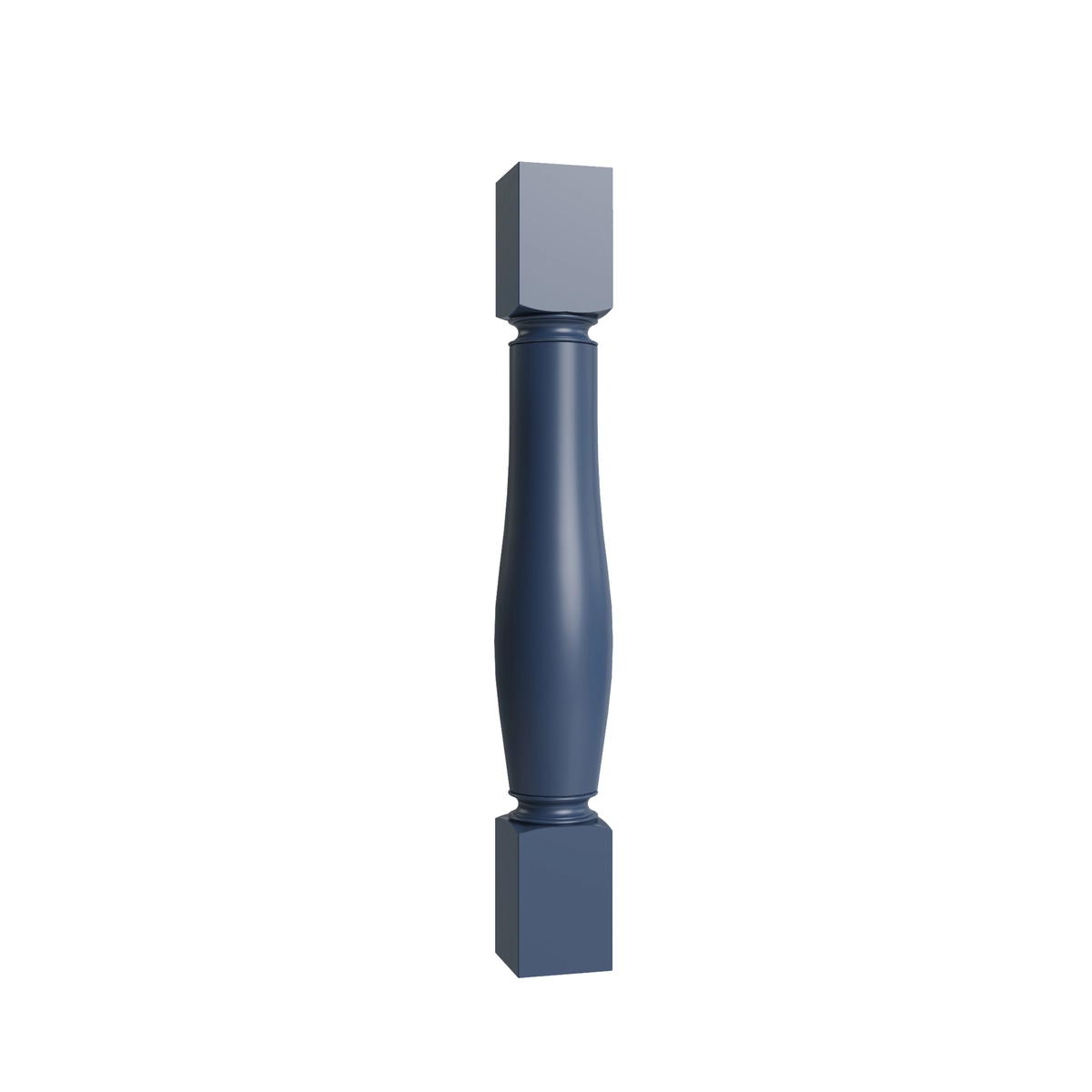 Metro Cove 5-inch turned post, 5" W x 35.5" H x 5" D, ViaWood Cabinets item TPOSTP5