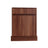 Studio Walnut corner sink front, 27" W x 34.5" H x 2" D, ViaWood Cabinets item CSF42