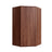 Studio Walnut corner wall cabinet, 24" W x 42" H x 12" D, ViaWood Cabinets item CW2442