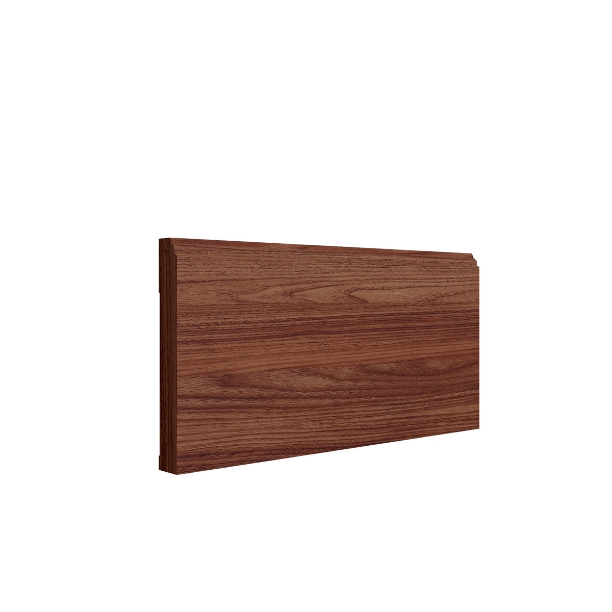 Studio Walnut furniture base molding, 96" W x 4.5" H x 0.75" D, ViaWood Cabinets item FBM8