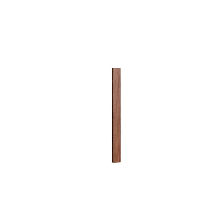Studio Walnut overlay filler, 2.5" W x 28.75" H x 0.75" D, ViaWood Cabinets item OLF330