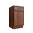 Studio Walnut single door vanity base, 18" W x 34.5" H x 21" D, ViaWood Cabinets item VB18