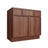 Studio Walnut vanity sink base, 36" W x 34.5" H x 21" D, ViaWood Cabinets item VSB36