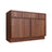 Studio Walnut vanity sink base, 48" W x 34.5" H x 21" D, ViaWood Cabinets item VSB48
