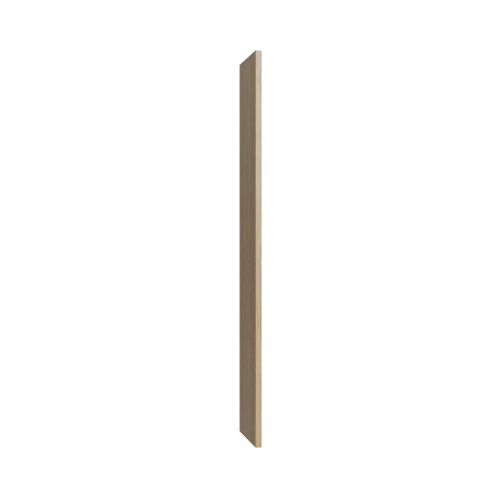 Studio Oak bookcase end, 1.5" W x 96" H x 15" D, ViaWood Cabinets item BCE1596