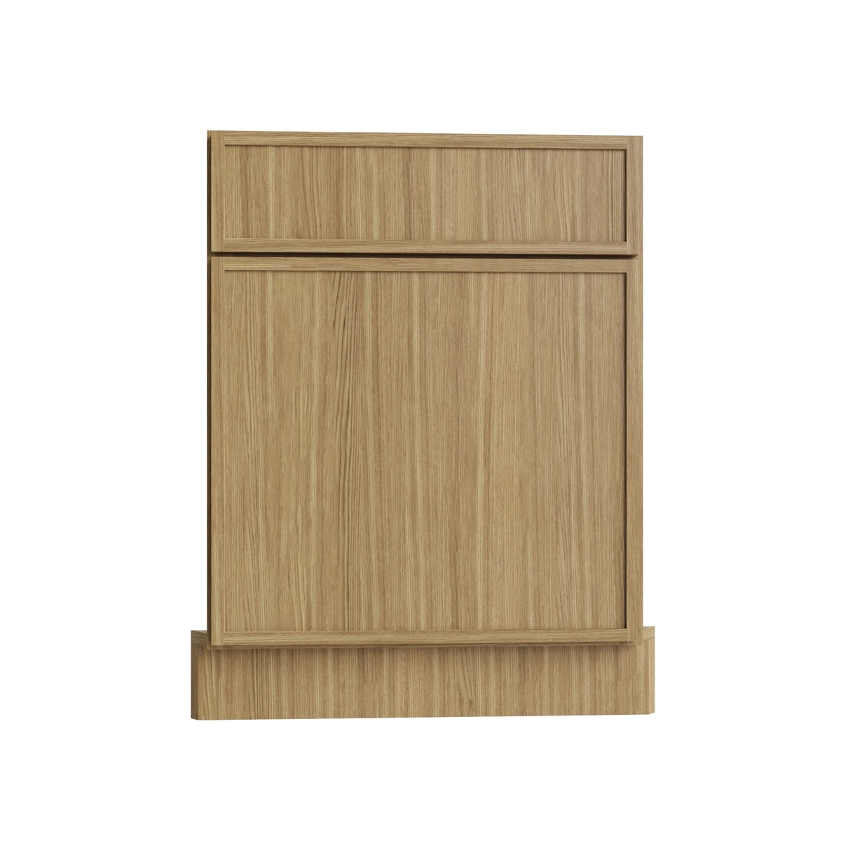 Studio Oak corner sink front, 27" W x 34.5" H x 2" D, ViaWood Cabinets item CSF42