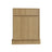 Studio Oak corner sink front, 27" W x 34.5" H x 2" D, ViaWood Cabinets item CSF42