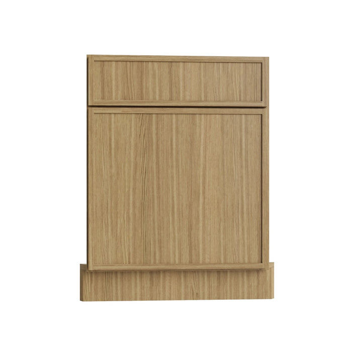Studio Oak corner sink front, 27" W x 34.5" H x 2" D, ViaWood Cabinets item CSF42