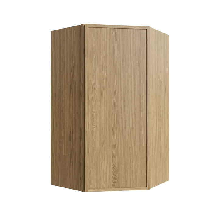 Studio Oak corner wall cabinet, 24" W x 30" H x 12" D, ViaWood Cabinets item CW2430