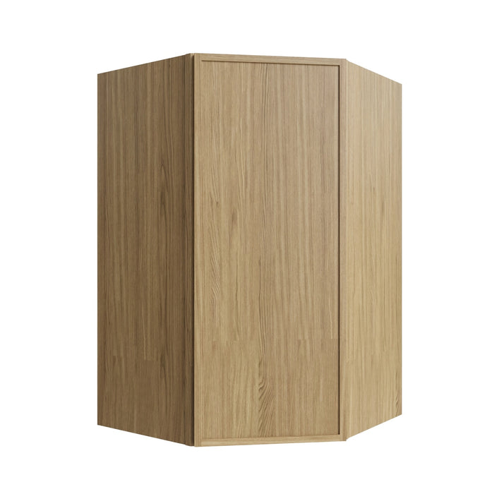 Studio Oak corner wall cabinet, 27" W x 42" H x 15" D, ViaWood Cabinets item CW2742