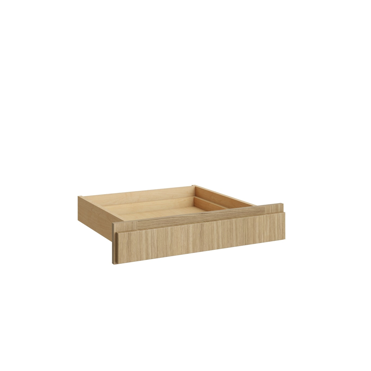 Studio Oak vanity drawer, 24" W x 4.75" H x 21" D, ViaWood Cabinets item KD24
