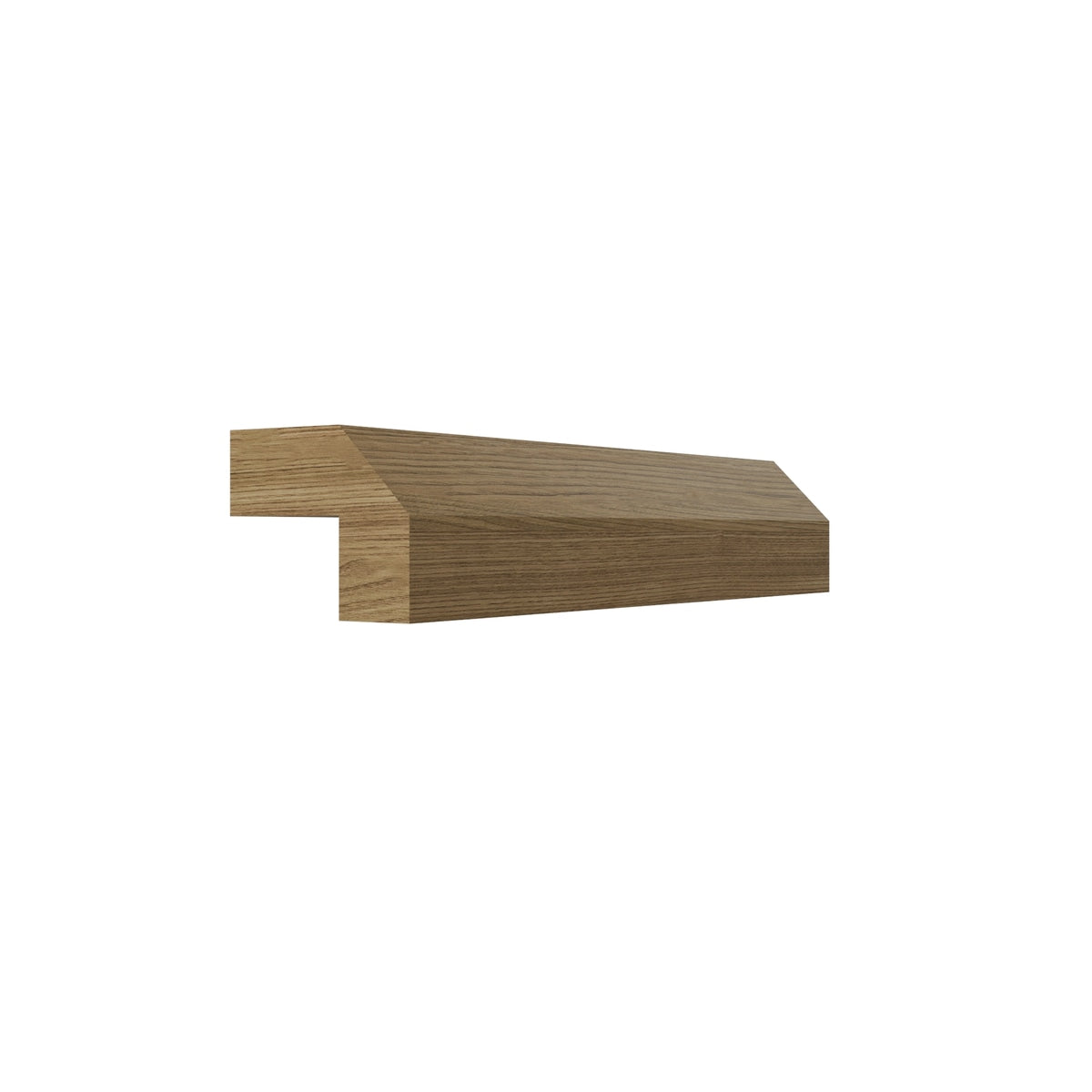 Studio Oak transitional light rail molding, 96" W x 2.25" H x 1.625" D, ViaWood Cabinets item LRMT8