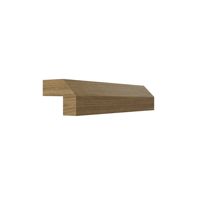 Studio Oak transitional light rail molding, 96" W x 2.25" H x 1.625" D, ViaWood Cabinets item LRMT8