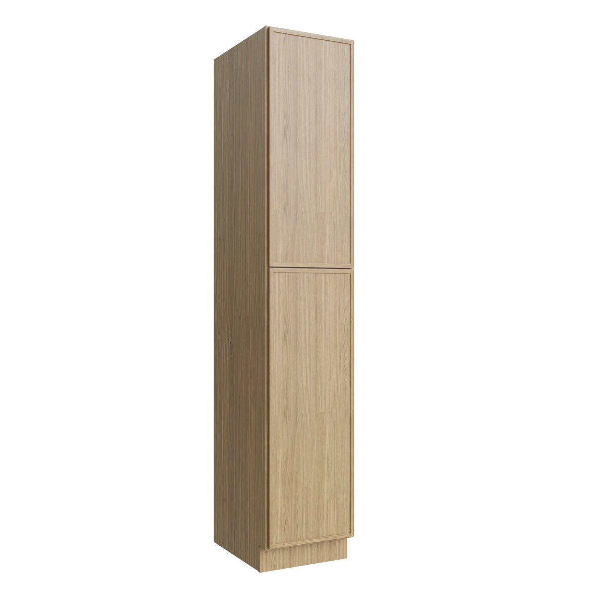 Studio Oak pantry cabinet, 18" W x 96" H x 24" D, ViaWood Cabinets item P1896