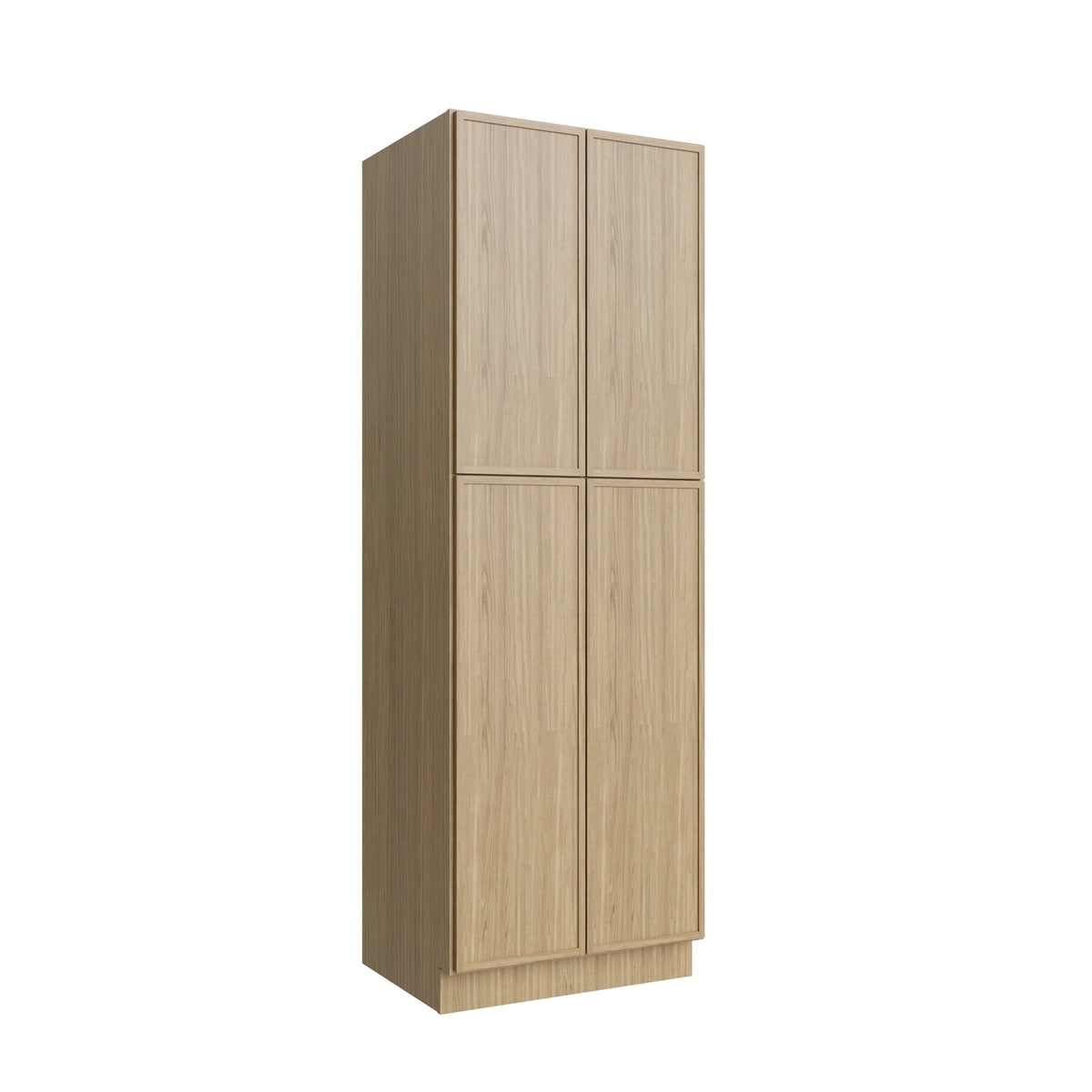 Studio Oak pantry cabinet, 30" W x 90" H x 24" D, ViaWood Cabinets item P3090