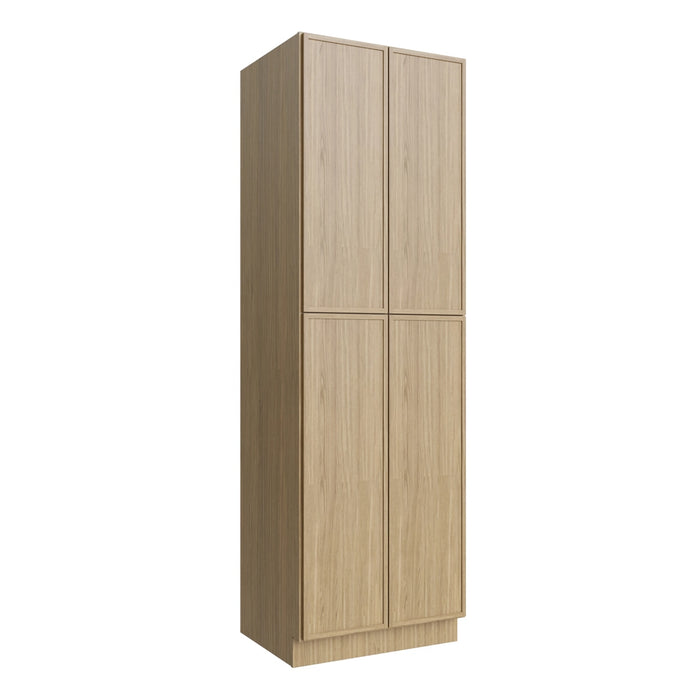 Studio Oak pantry cabinet, 30" W x 96" H x 24" D, ViaWood Cabinets item P3096