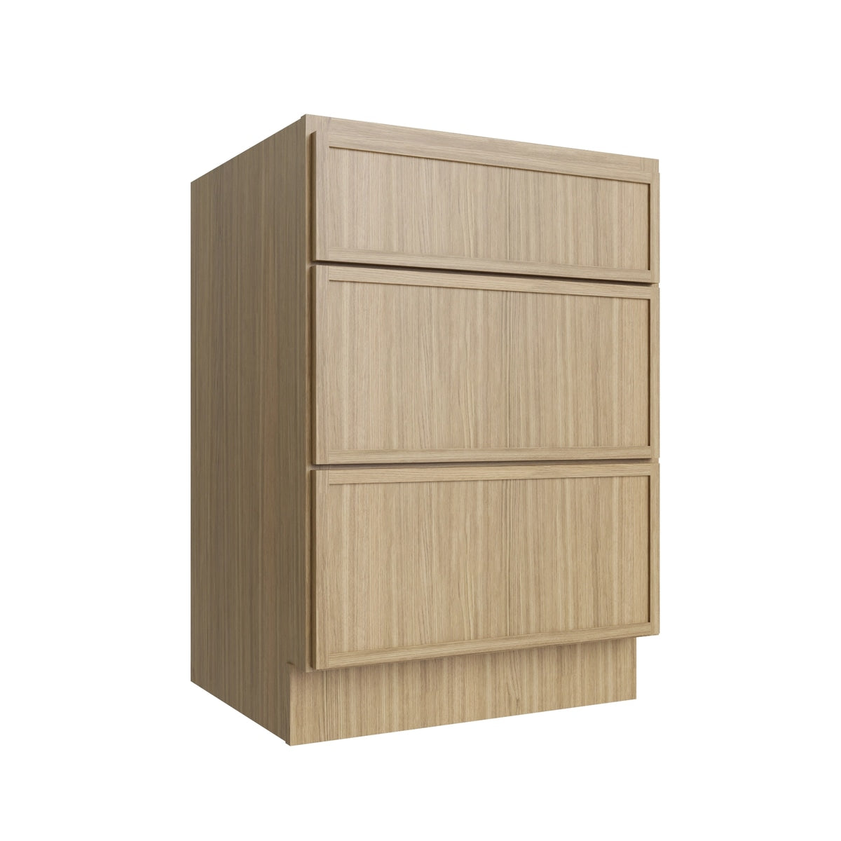 Studio Oak vanity drawer base, 12" W x 34.5" H x 21" D, ViaWood Cabinets item VDB12
