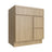 Studio Oak vanity sink base - right configuration, 30" W x 34.5" H x 21" D, ViaWood Cabinets item VSBDR30