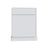 Studio White corner sink front, 27" W x 34.5" H x 2" D, ViaWood Cabinets item CSF42