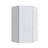 Studio White corner wall cabinet, 24" W x 30" H x 12" D, ViaWood Cabinets item CW2430