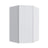 Studio White corner wall cabinet, 27" W x 42" H x 15" D, ViaWood Cabinets item CW2742