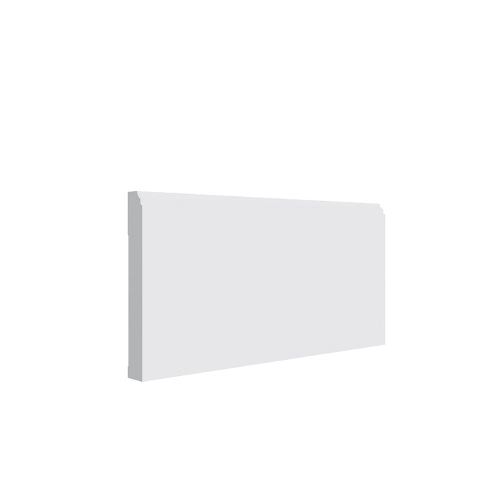 Studio White furniture base molding, 96" W x 4.5" H x 0.75" D, ViaWood Cabinets item FBM8