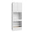 Studio White oven cabinet, 33" W x 96" H x 24" D, ViaWood Cabinets item OC3396