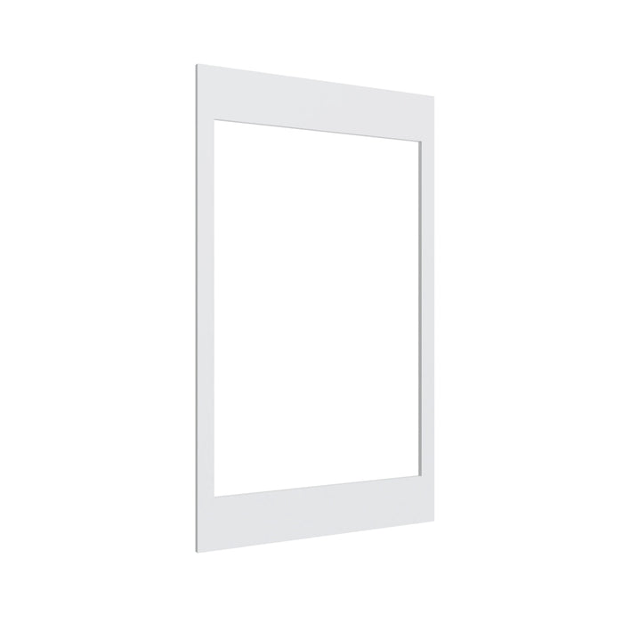 Studio White oven cabinet overlay panel, 33" W x 53" H x 0.75" D, ViaWood Cabinets item OP3353