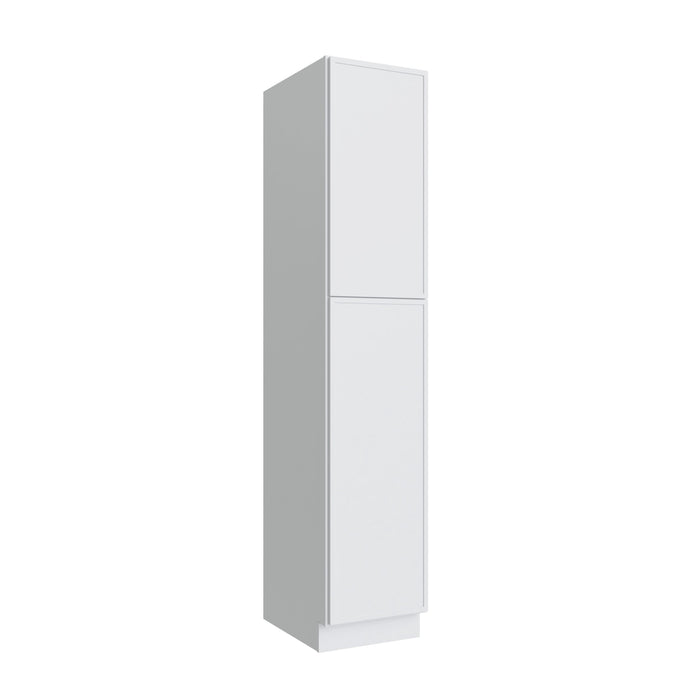 Studio White pantry cabinet, 18" W x 90" H x 24" D, ViaWood Cabinets item P1890