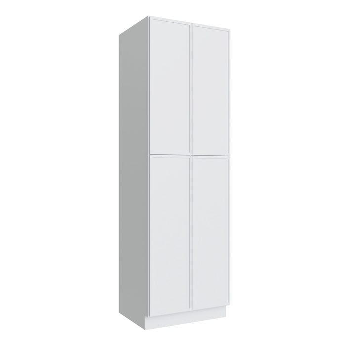 Studio White pantry cabinet, 30" W x 96" H x 24" D, ViaWood Cabinets item P3096