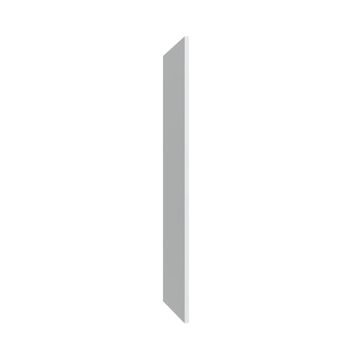 Studio White tall end panel, 1.5" W x 96" H x 30" D, ViaWood Cabinets item TEP3096