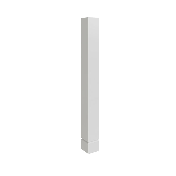 Studio White turned post, 3" W x 35.5" H x 3" D, ViaWood Cabinets item TPOST
