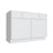 Studio White vanity sink base, 42" W x 34.5" H x 21" D, ViaWood Cabinets item VSB42