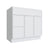 Studio White vanity sink base - left configuration, 36" W x 34.5" H x 21" D, ViaWood Cabinets item VSBDL36