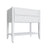 Studio White open shelf vanity sink base, 36" W x 34.5" H x 21" D, ViaWood Cabinets item VSBOS36