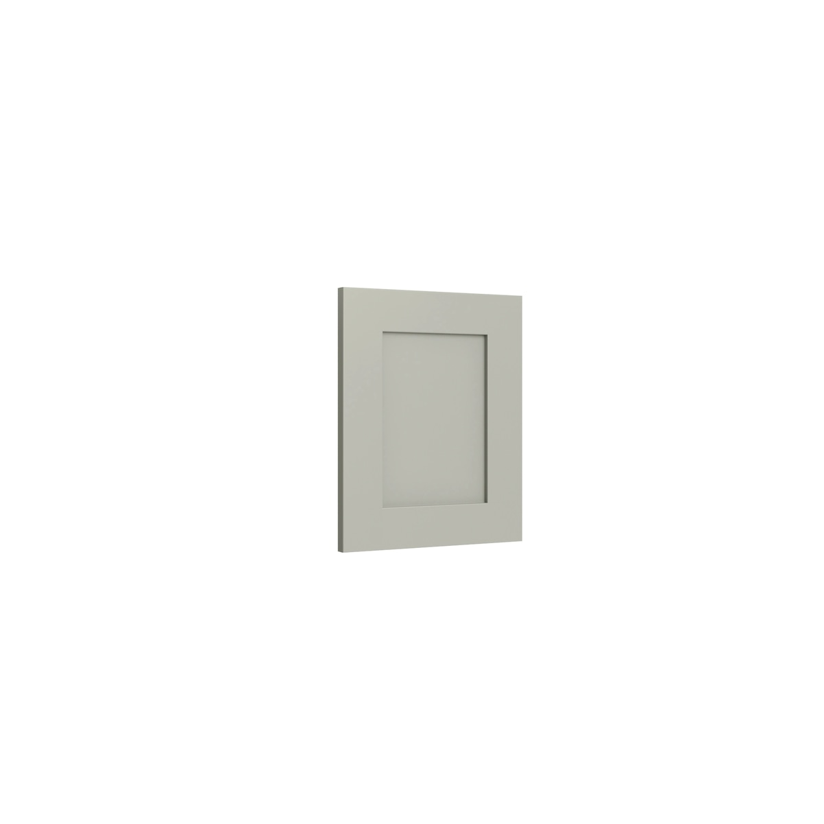 Shaker Sage decorative base/wall panel, 11.5" W x 13.75" H x 0.75" D, ViaWood Cabinets item DWP1215