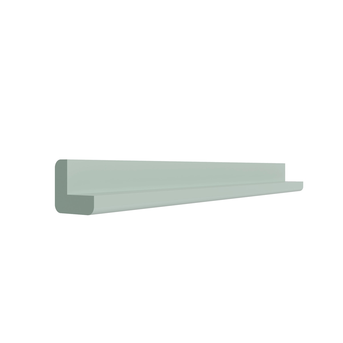 Shaker Sage outside corner molding, 96" W x 0.75" H x 0.75" D, ViaWood Cabinets item OCM8