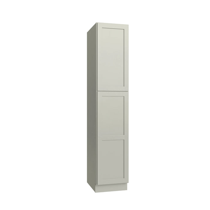 Shaker Sage pantry cabinet, 18" W x 84" H x 24" D, ViaWood Cabinets item P1884