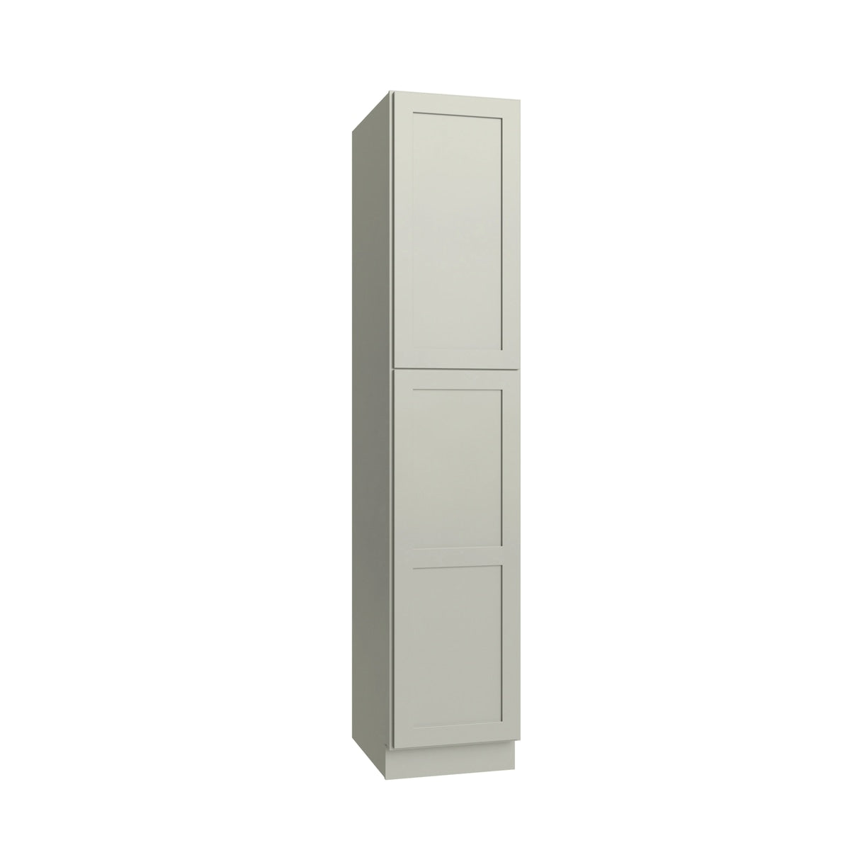 Shaker Sage pantry cabinet, 18" W x 90" H x 24" D, ViaWood Cabinets item P1890