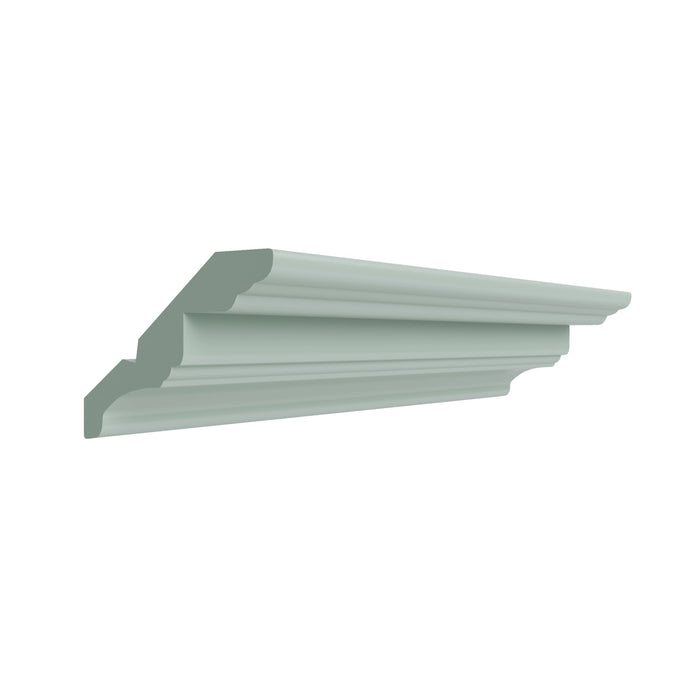 Shaker Sage royal crown molding, 96" W x 3.25" H x 2.75" D, ViaWood Cabinets item RCM8