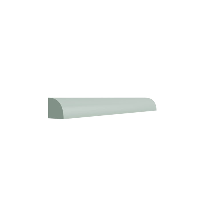 Shaker Sage shoe molding, 96" W x 0.6875" H x 0.6875" D, ViaWood Cabinets item SHOE