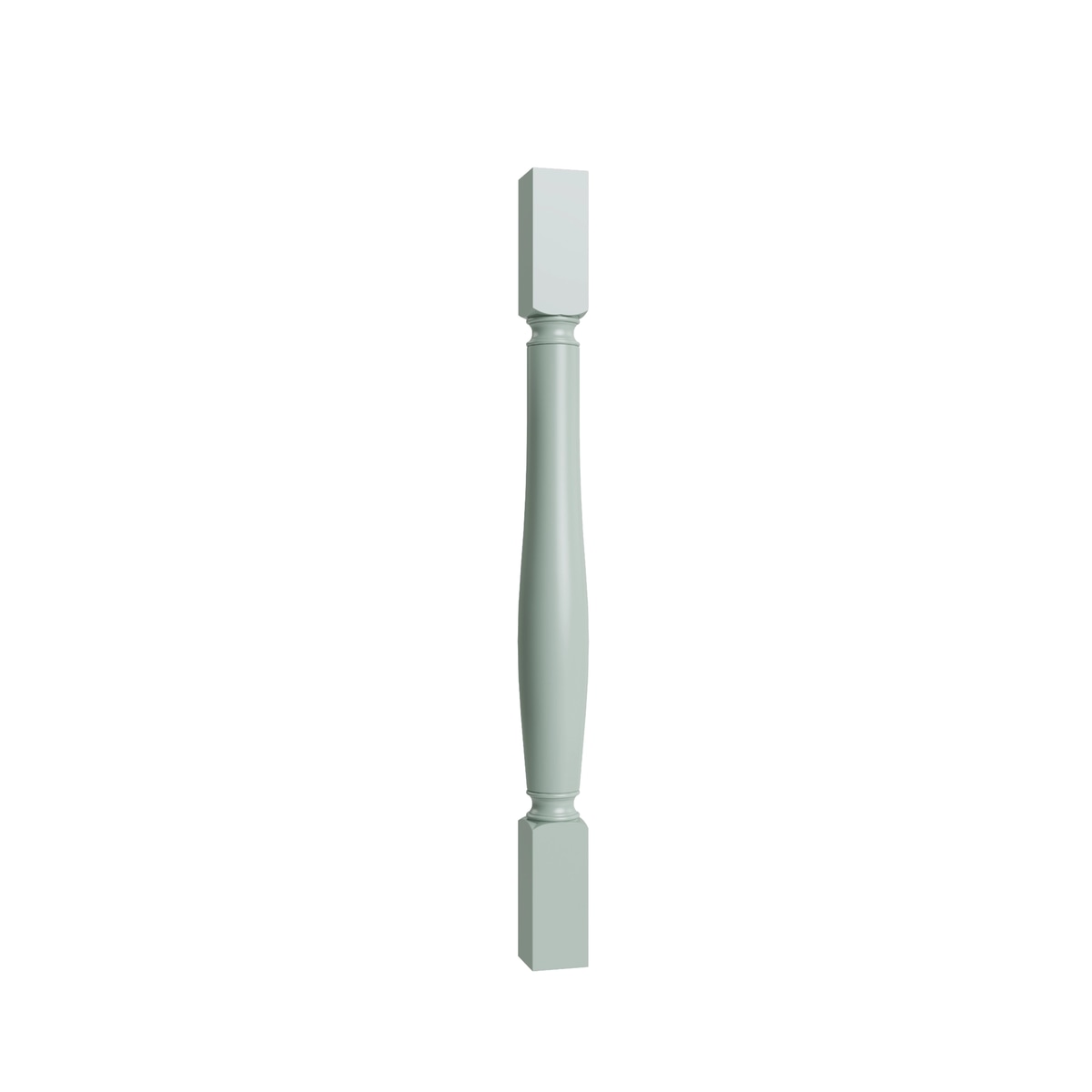 Shaker Sage 3-inch turned post, 3" W x 35.5" H x 3" D, ViaWood Cabinets item TPOSTP3