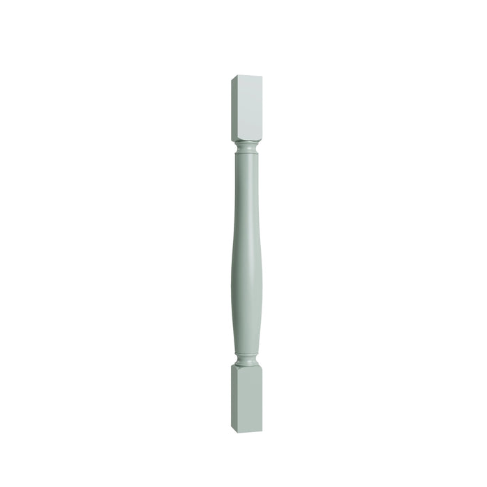 Shaker Sage 3-inch turned post, 3" W x 35.5" H x 3" D, ViaWood Cabinets item TPOSTP3