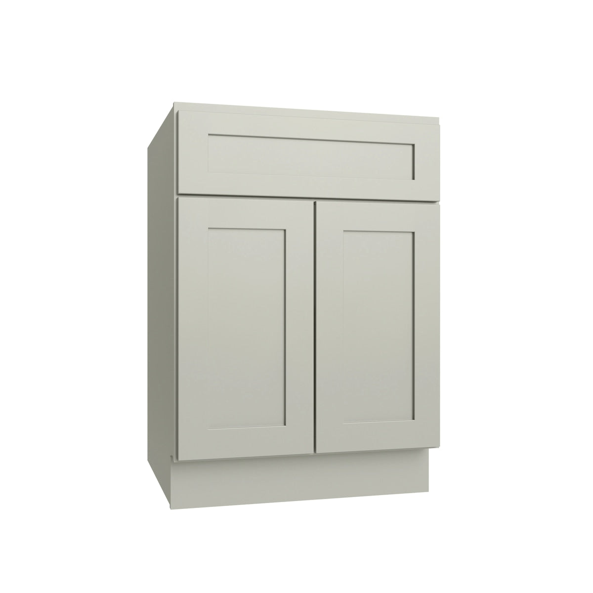 Shaker Sage double door vanity, 24" W x 34.5" H x 21" D, ViaWood Cabinets item V24-2
