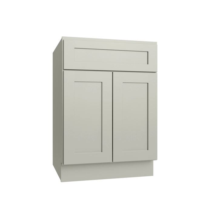 Shaker Sage double door vanity, 24" W x 34.5" H x 21" D, ViaWood Cabinets item V24-2