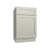 Shaker Sage single door vanity base, 18" W x 34.5" H x 21" D, ViaWood Cabinets item VB18