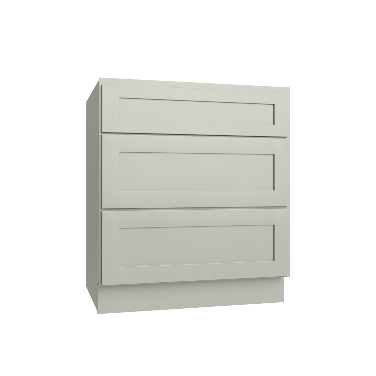 Shaker Sage vanity drawer base, 24" W x 34.5" H x 21" D, ViaWood Cabinets item VDB24
