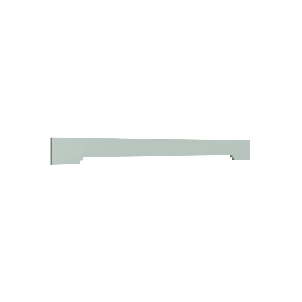 Shaker Sage 37-inch furniture valance, 37" W x 4.5" H x 0.75" D, ViaWood Cabinets item VFURN37