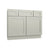 Shaker Sage vanity sink base, 48" W x 34.5" H x 21" D, ViaWood Cabinets item VSB48